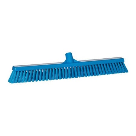 Remco Vikan 24in Combo Push Broom- Soft/Stiff, Blue 31943